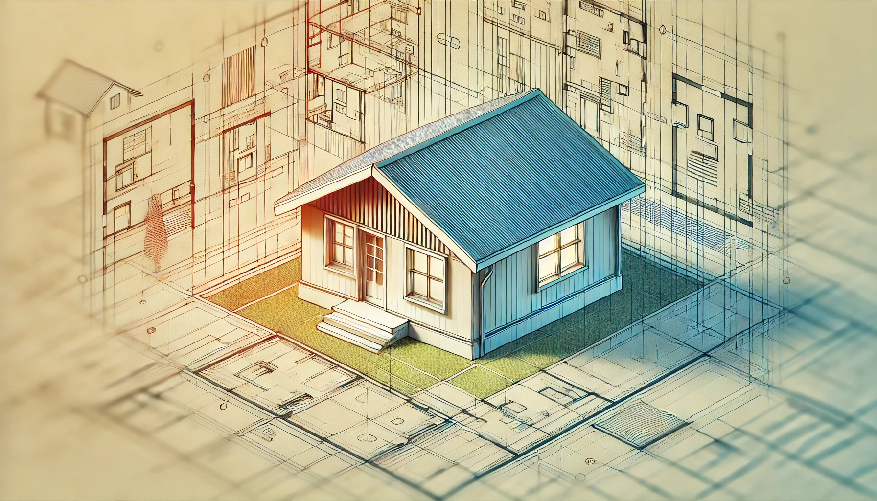 Simple Roof Design for Small House.