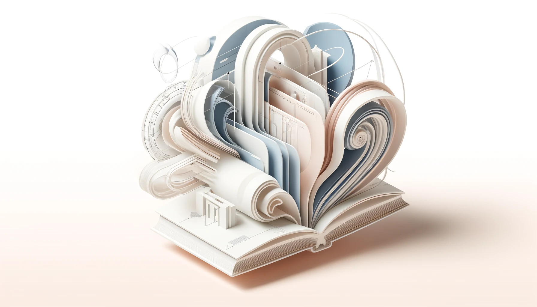 Representation of Beginners Architecture Books.