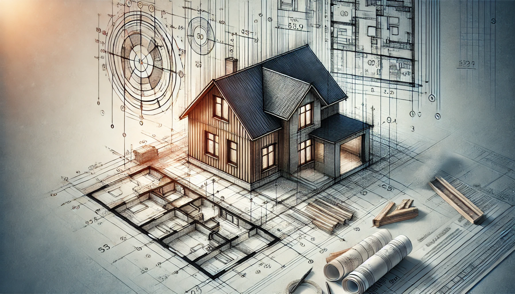 Infographic showing residential construction costs per square foot