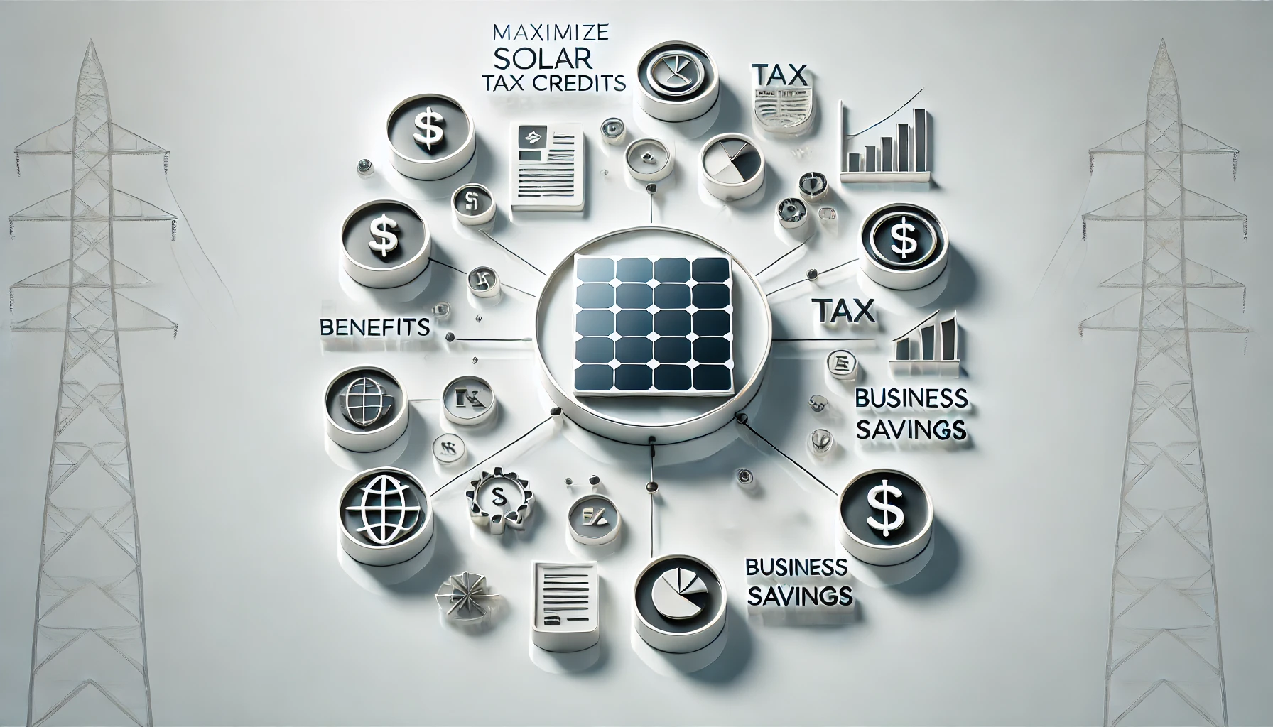 Representing financial benefits, tax documents, and business savings. 