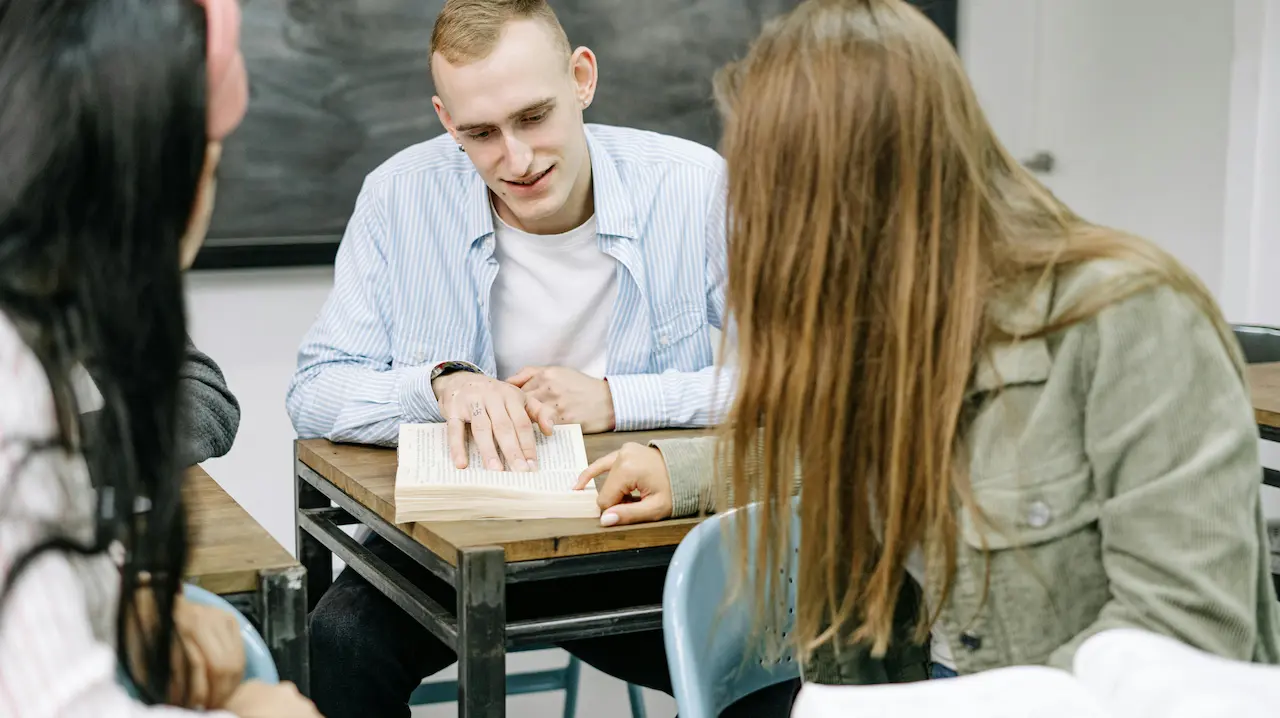 architecture student in classroom during abroad program