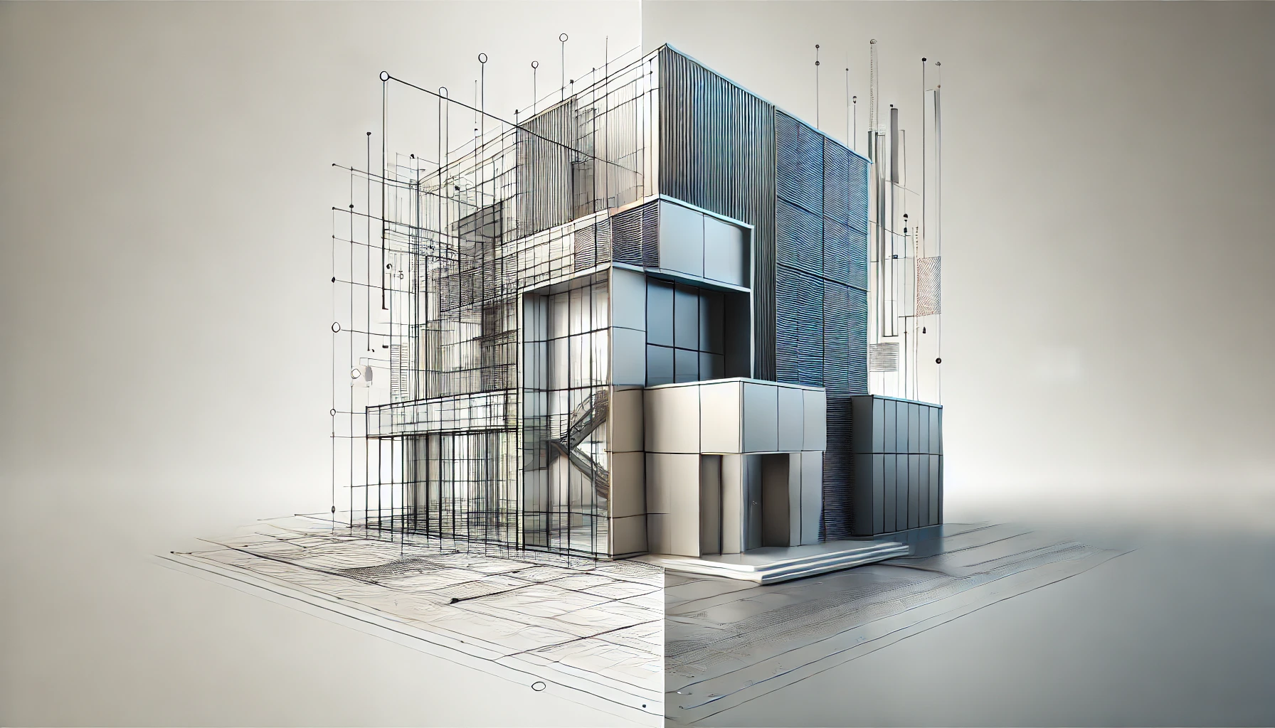 Sleek metal buildings showcasing modern steel architecture with clean lines and minimalist design.