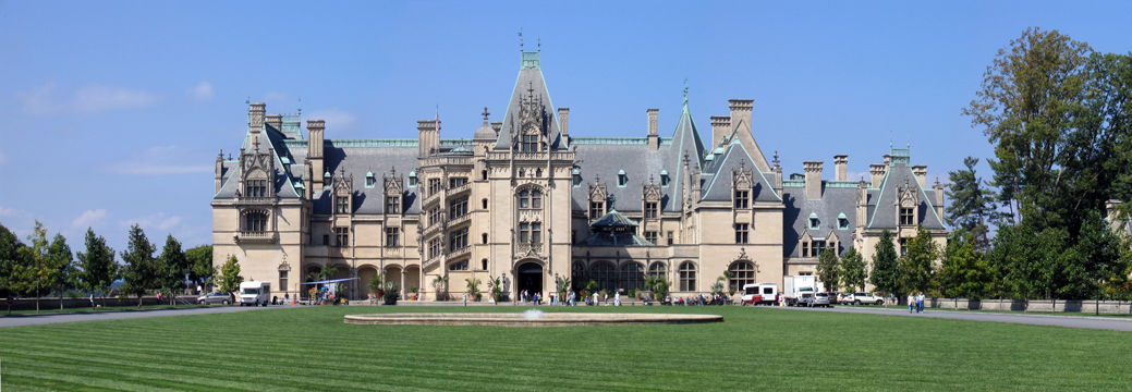 Biltmore Estate in Italianate architectural style.