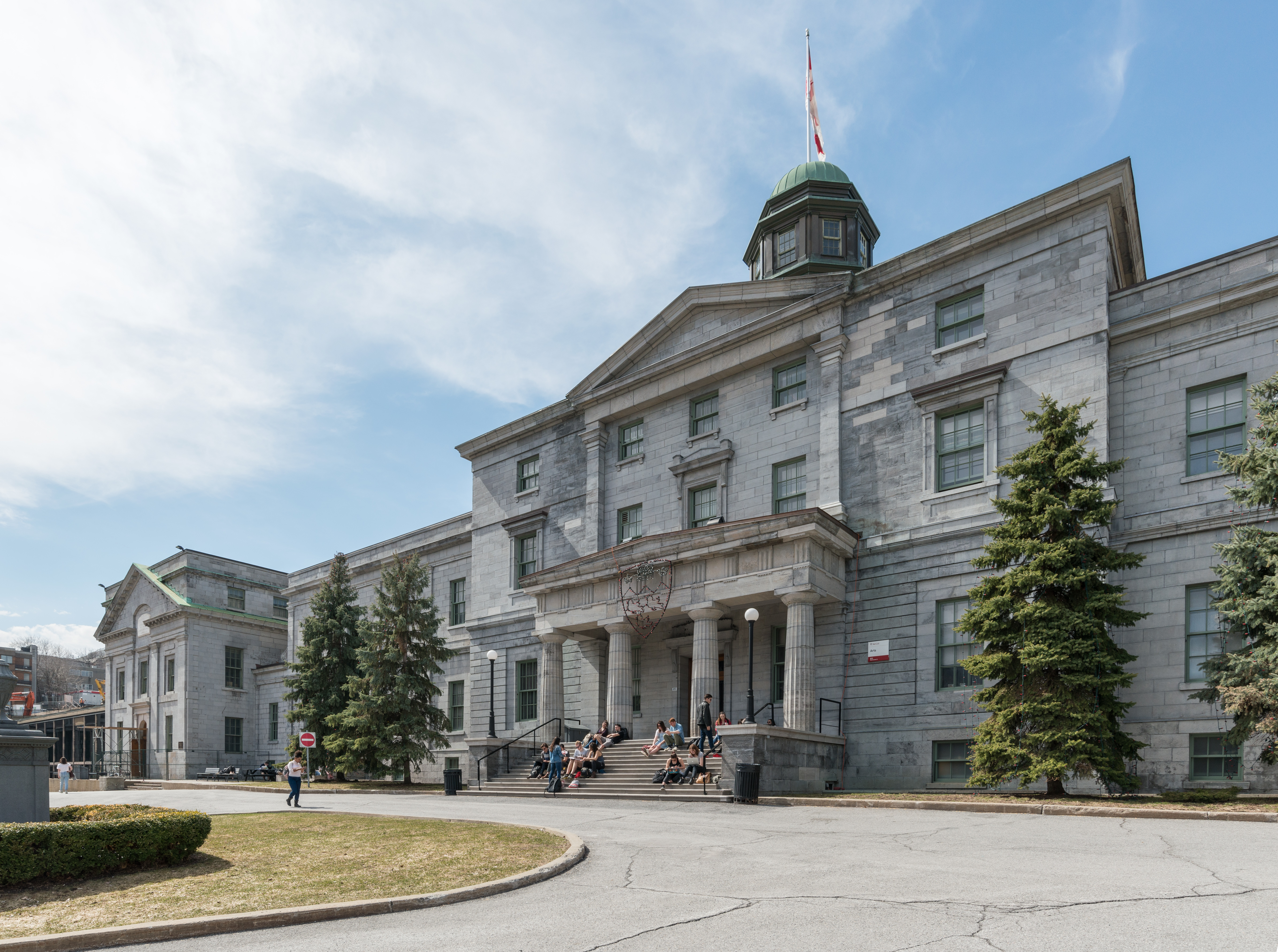 East view of the Arts Building at McGill University.