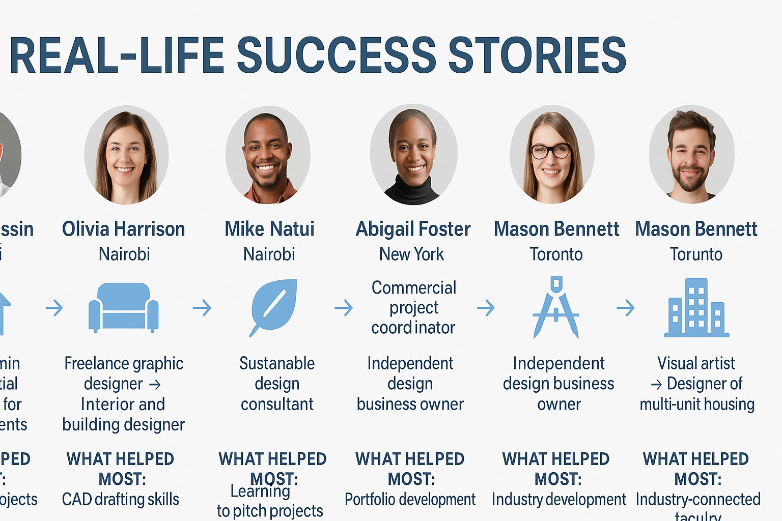 Stories of graduates who built careers with a Diploma of Building Design, sharing skills and tips that helped them succeed.