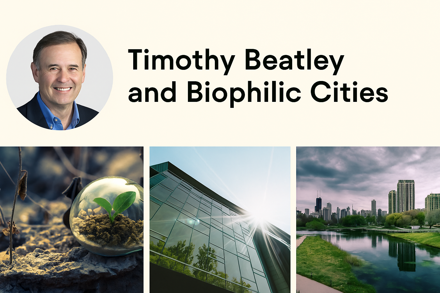 Timothy Beatley, advocate for integrating nature into city planning worldwide.