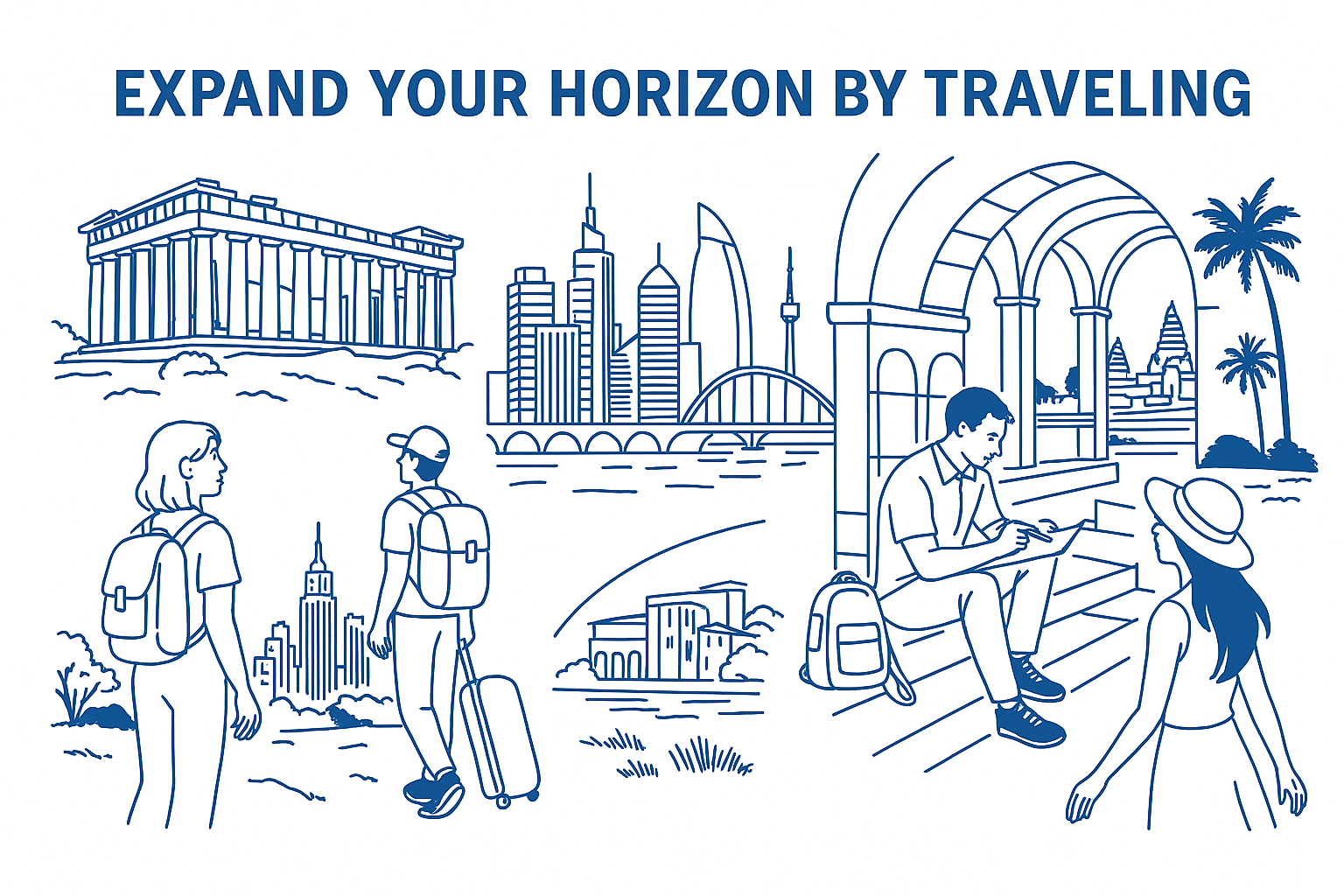 Key benefits of travel for architecture students.