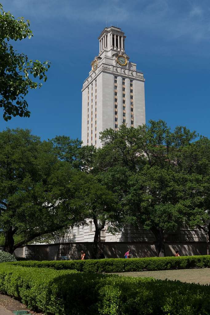 Nursing education building at University of Texas with realistic care setting.