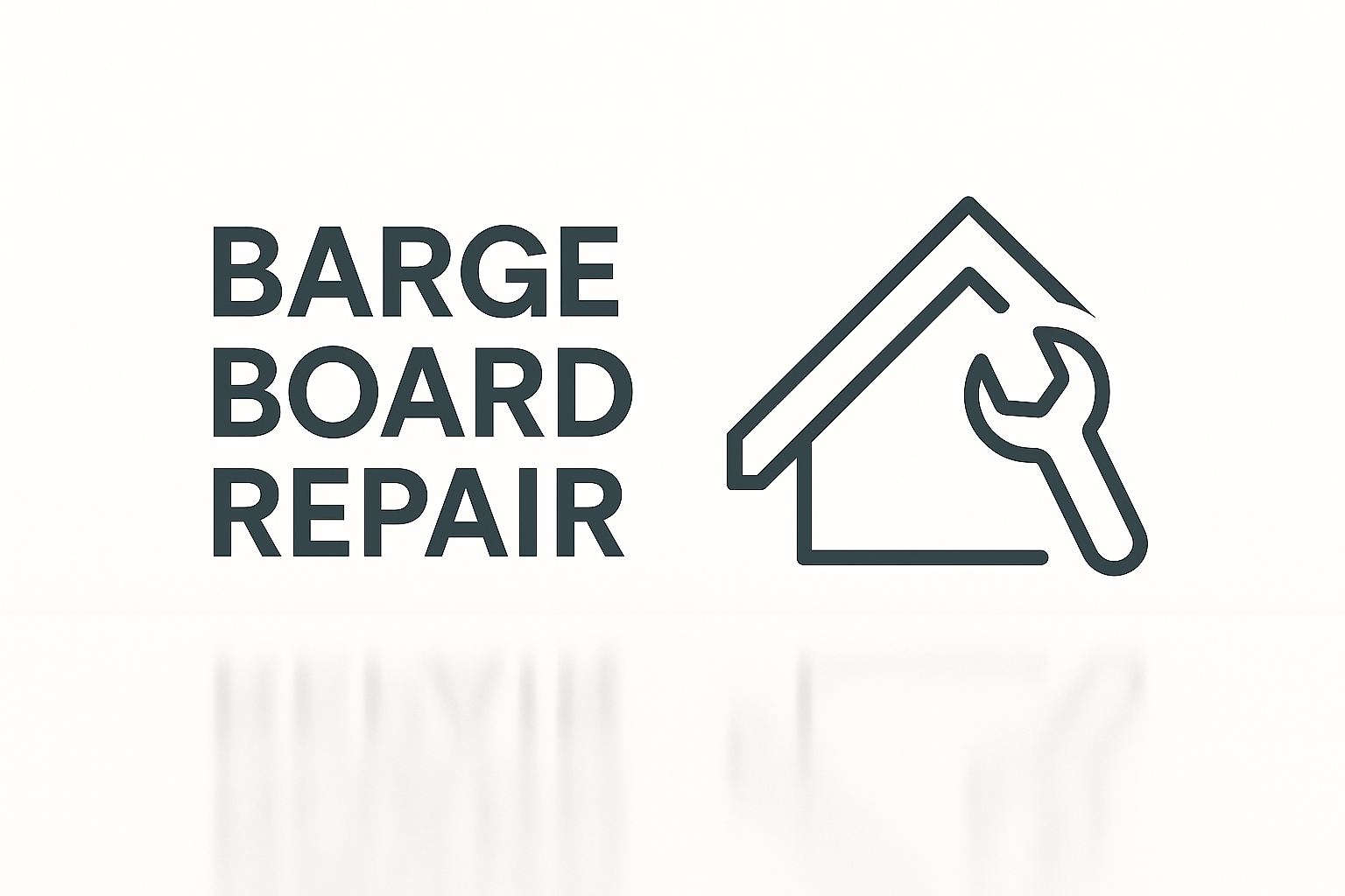 An infographic showing barge board repair methods, costs, and replacement options for homeowners.