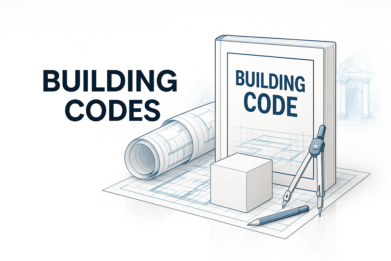 Building codes guide for construction standards.