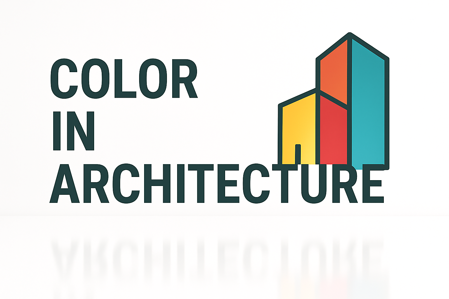 Color in architecture shown through bold building forms, highlighting how color shapes mood, identity, and perception in design.
