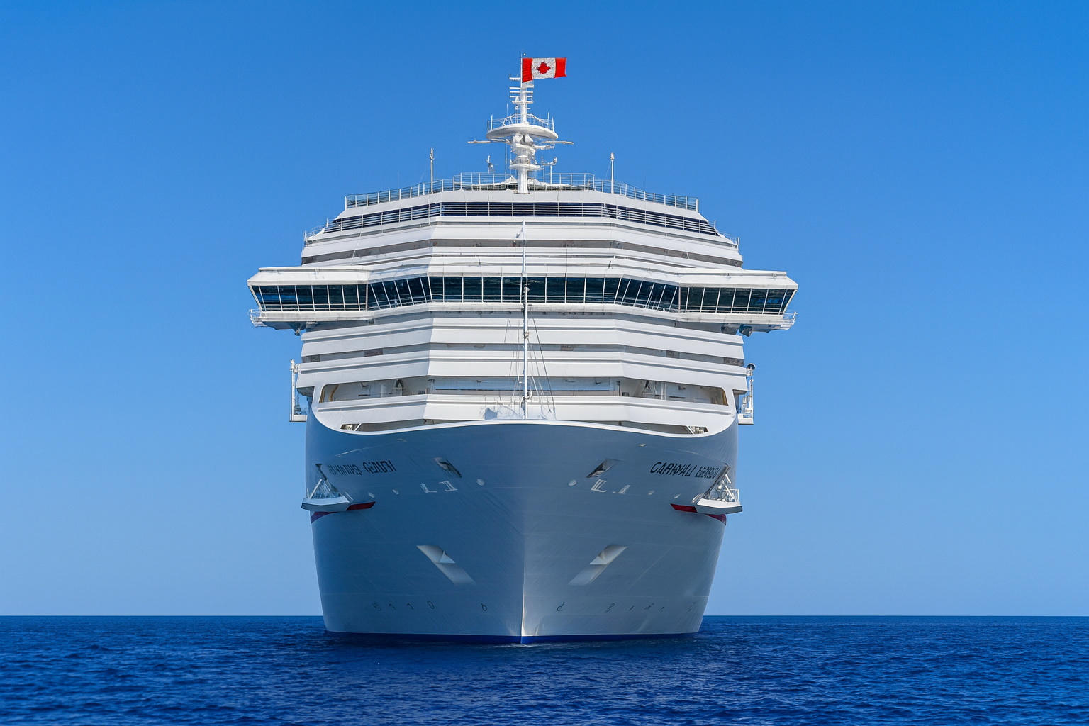 Cruise ship at sea showcasing naval architecture and ship design.