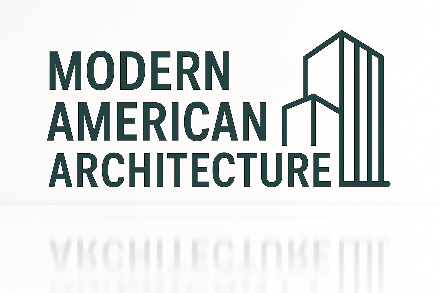New American architecture blending traditional forms with modern materials and layouts.