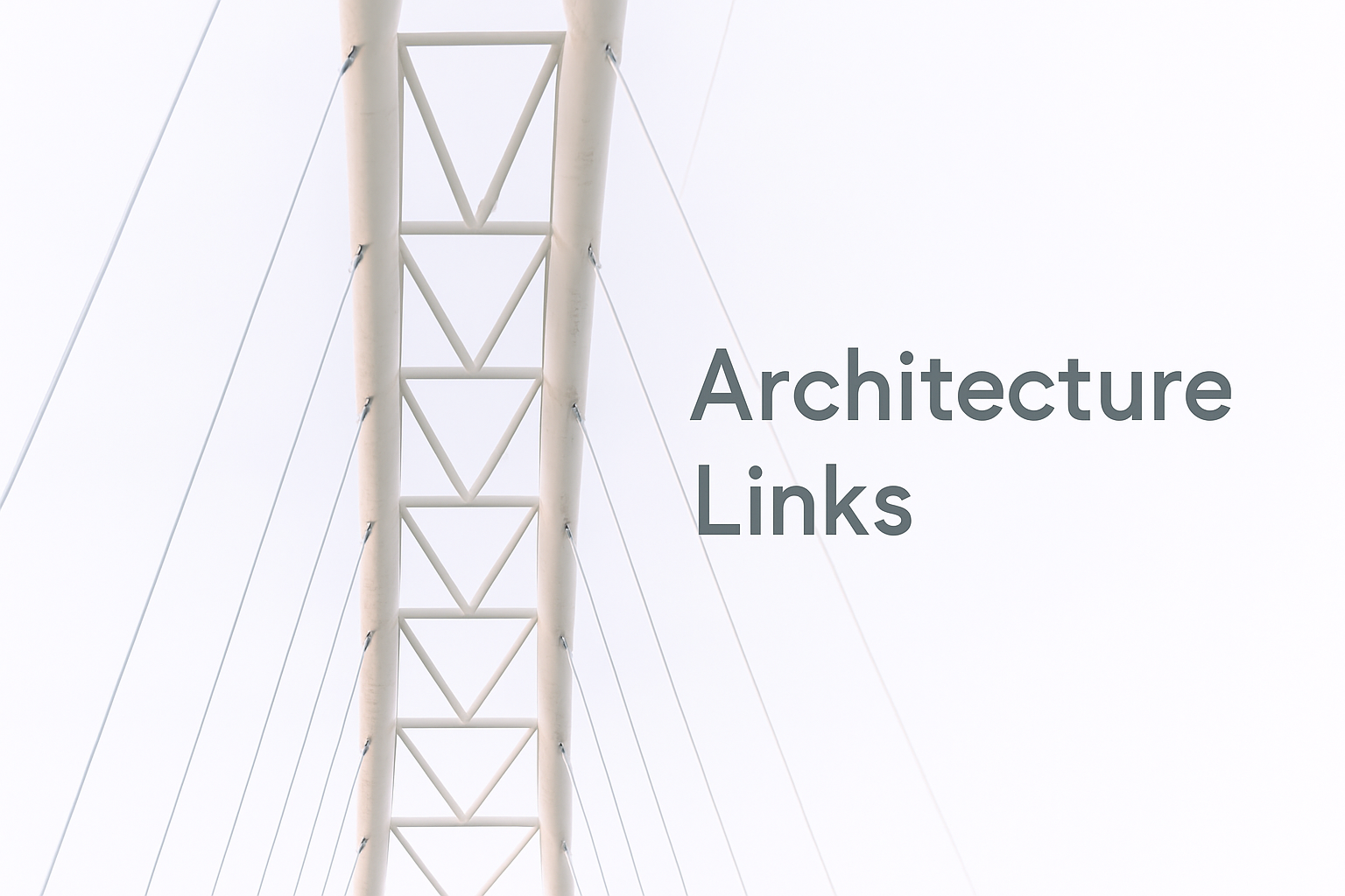 Guide to architecture tools, websites, and study references.