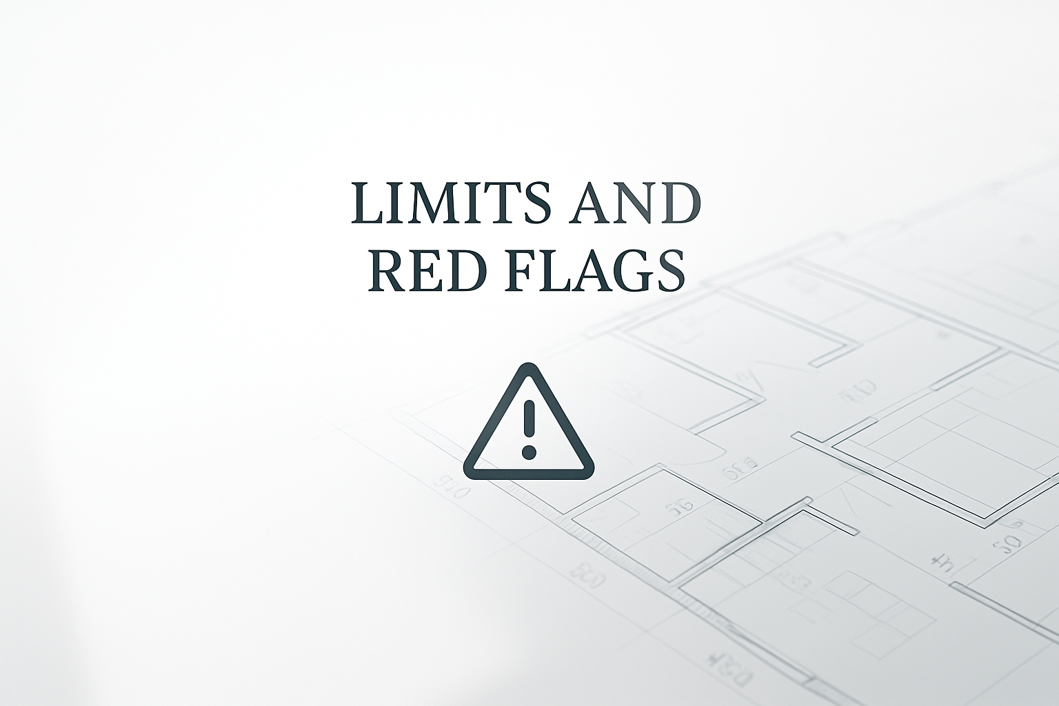 Limitations and risks of using ChatGPT in architectural design.
