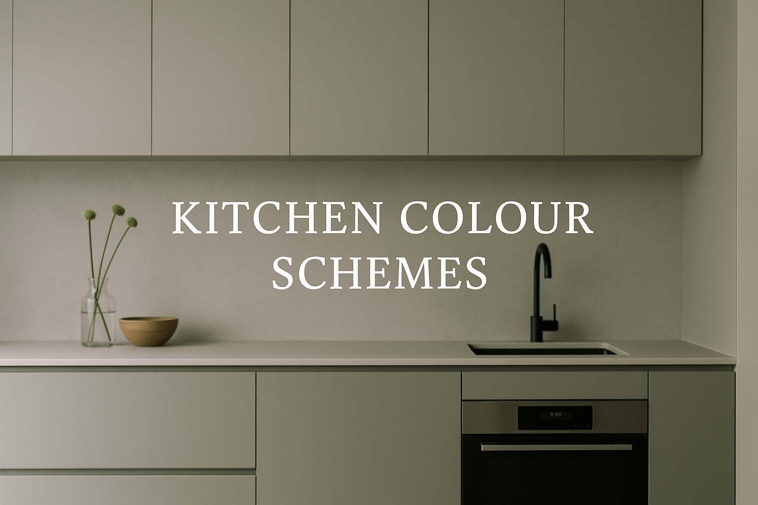 Kitchen colour schemes.