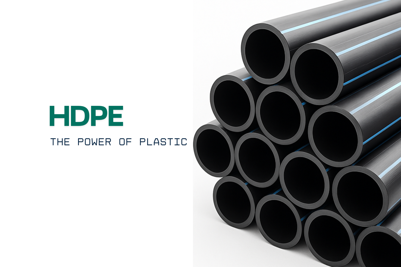 Infographic explaining what HDPE is and why it matters, highlighting its properties, uses, and sustainability benefits.