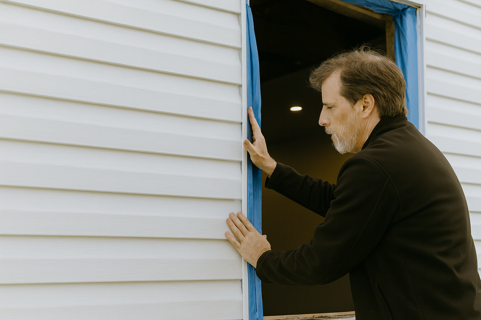 Applying weather-resistant barrier and flashing around a window rough opening to prevent water intrusion before installation.