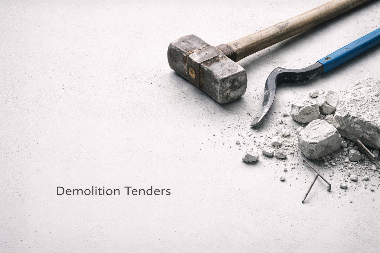 Demolition tendering: scope, exclusions, and risk sit in the details.