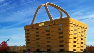 The Basket Building in Newark, Ohio, USA, designed to resemble a giant picnic basket.