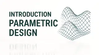 Showing a wireframe parametric building form with grid lines.