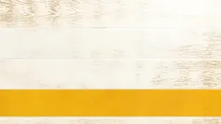 White wooden texture with subtle mustard yellow accent line.