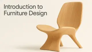 Minimalist pale-toned chair highlighting balance, proportion, and craftsmanship—ideal for an introduction to modern furniture design.