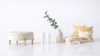 Harmonious interior design shown through balanced furniture layout, neutral tones, soft lighting, and calm spatial flow.