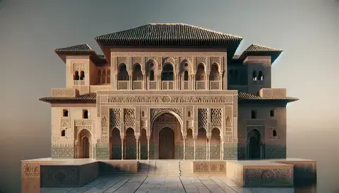 Andalusian Palace showcasing intricate arabesque patterns.