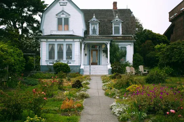 Well-preserved 1850s house with original exterior.
