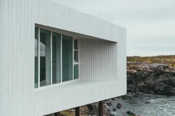 Creative tiny house on Fogo Island, Newfoundland, Canada.
